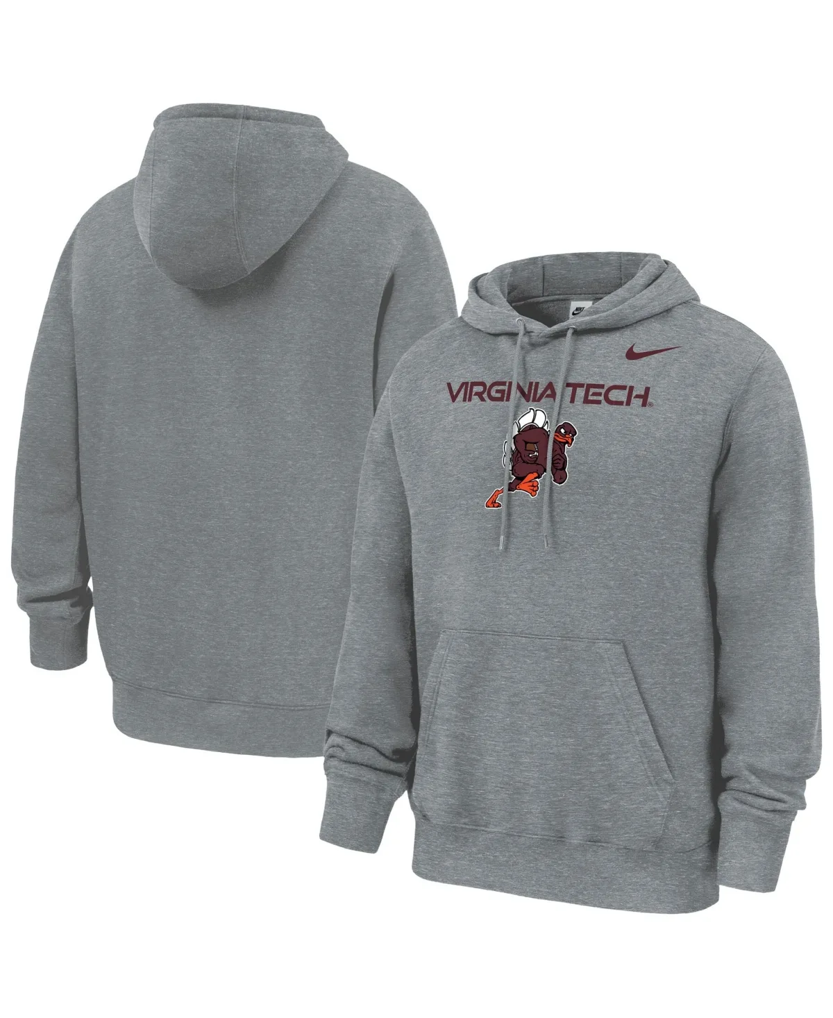 Virginia Tech Hokies Club Fleece Hoodie by Nike