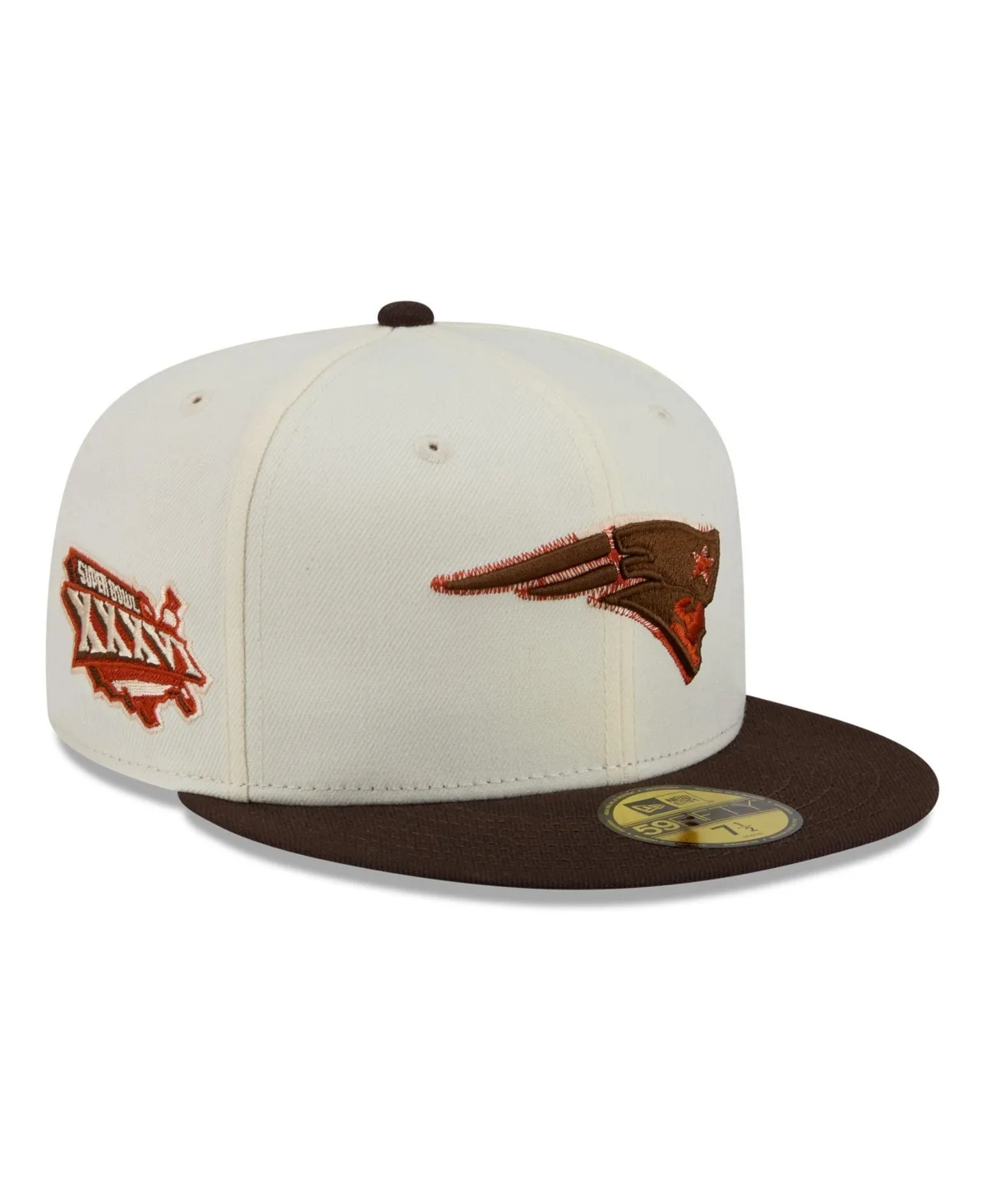 New England Patriots 59FIFTY Pumpkin Spice Fitted Cap by New Era