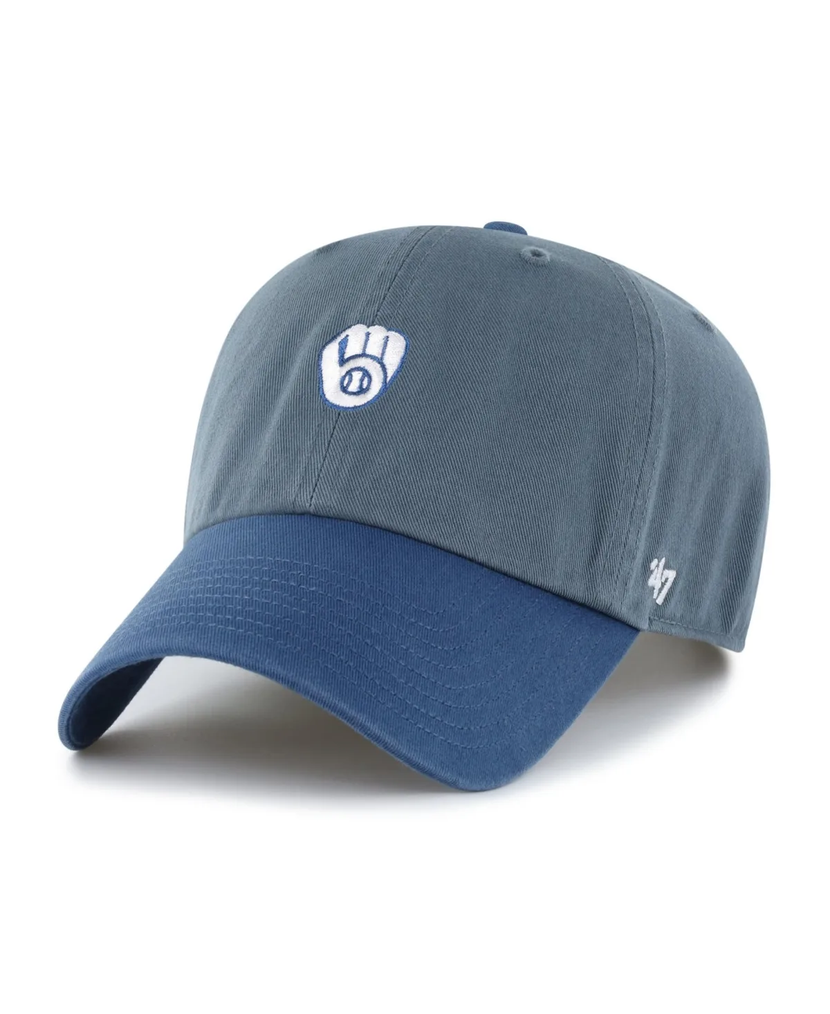 Milwaukee Brewers Adjustable Clean Up Baseball Cap by 47 Brand