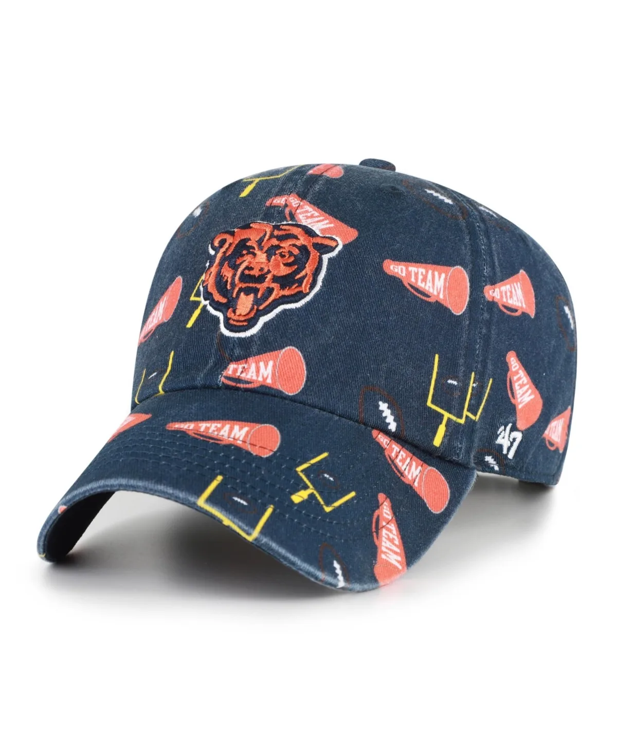 Chicago Bears Stomping Ground Clean Up Adjustable Hat by 47 Brand