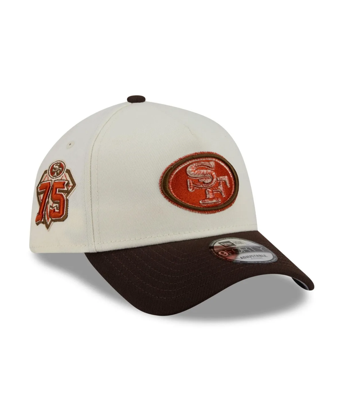 San Francisco 49ers Pumpkin Spice A-Frame 9FORTY Adjustable Hat by New Era