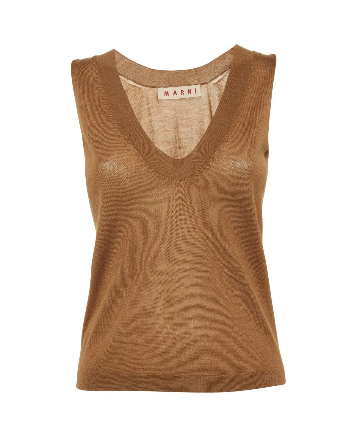 Pre-Owned Marni Cashmere V-Neck Knit Vest by Marni