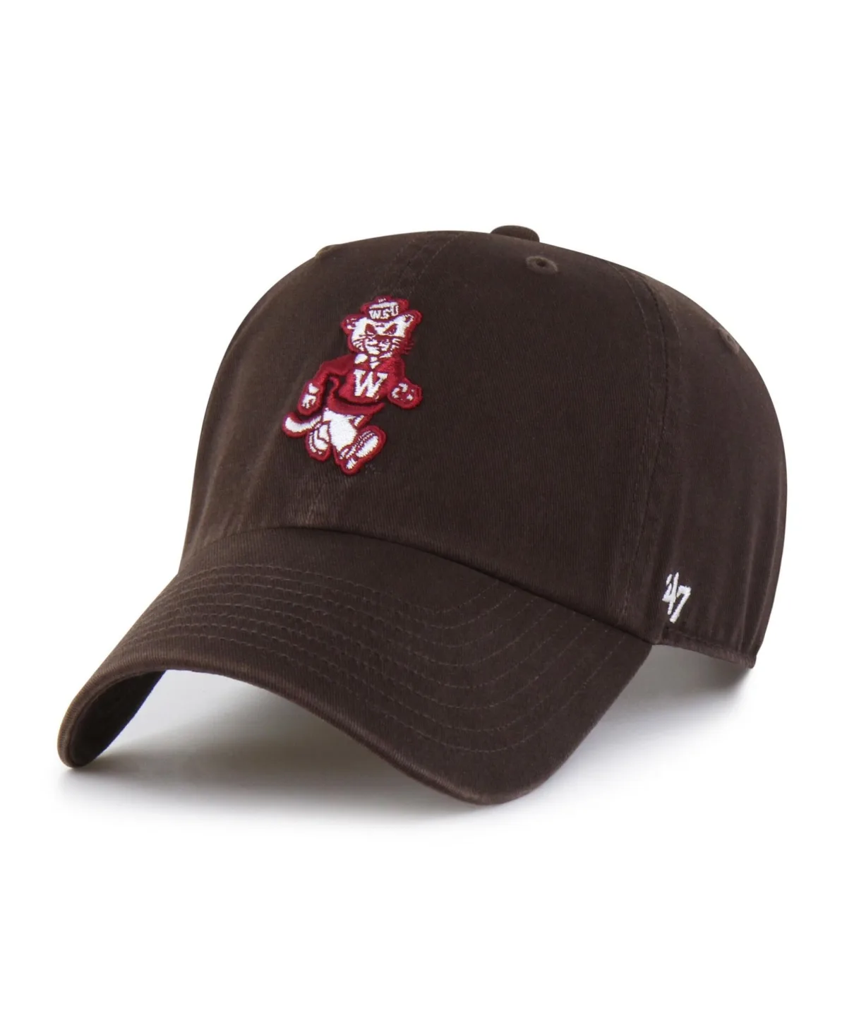 Washington State Cougars Low Crown Adjustable Vault Clean Up Hat