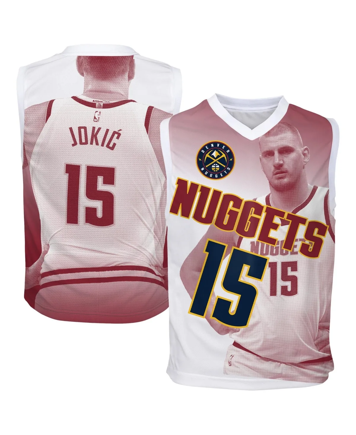 Nikola Jokic Denver Nuggets V-Neck Jersey by Outerstuff