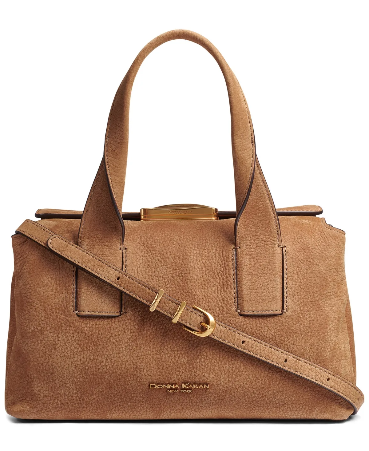 Amagansett Triple Compartment Medium Satchel Handbag by Donna Karan New York