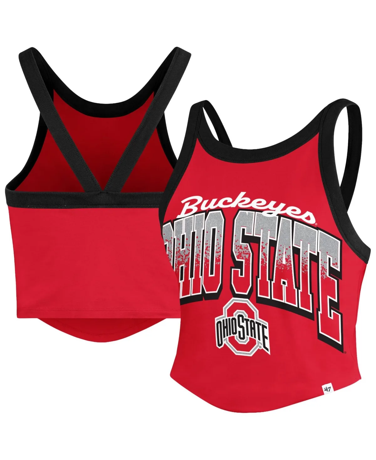 Ohio State Buckeyes Shimmer Shadow Sporty Tank Top by 47 Brand