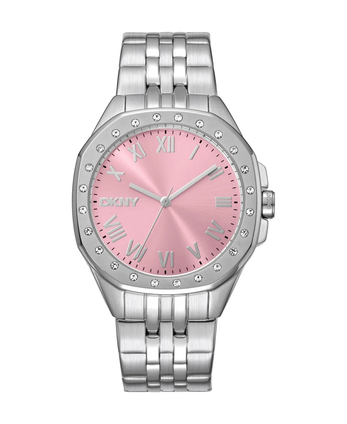 Water-Resistant Quartz Brooklyn Silver Stainless Steel Bracelet Watch, 36 mm by DKNY