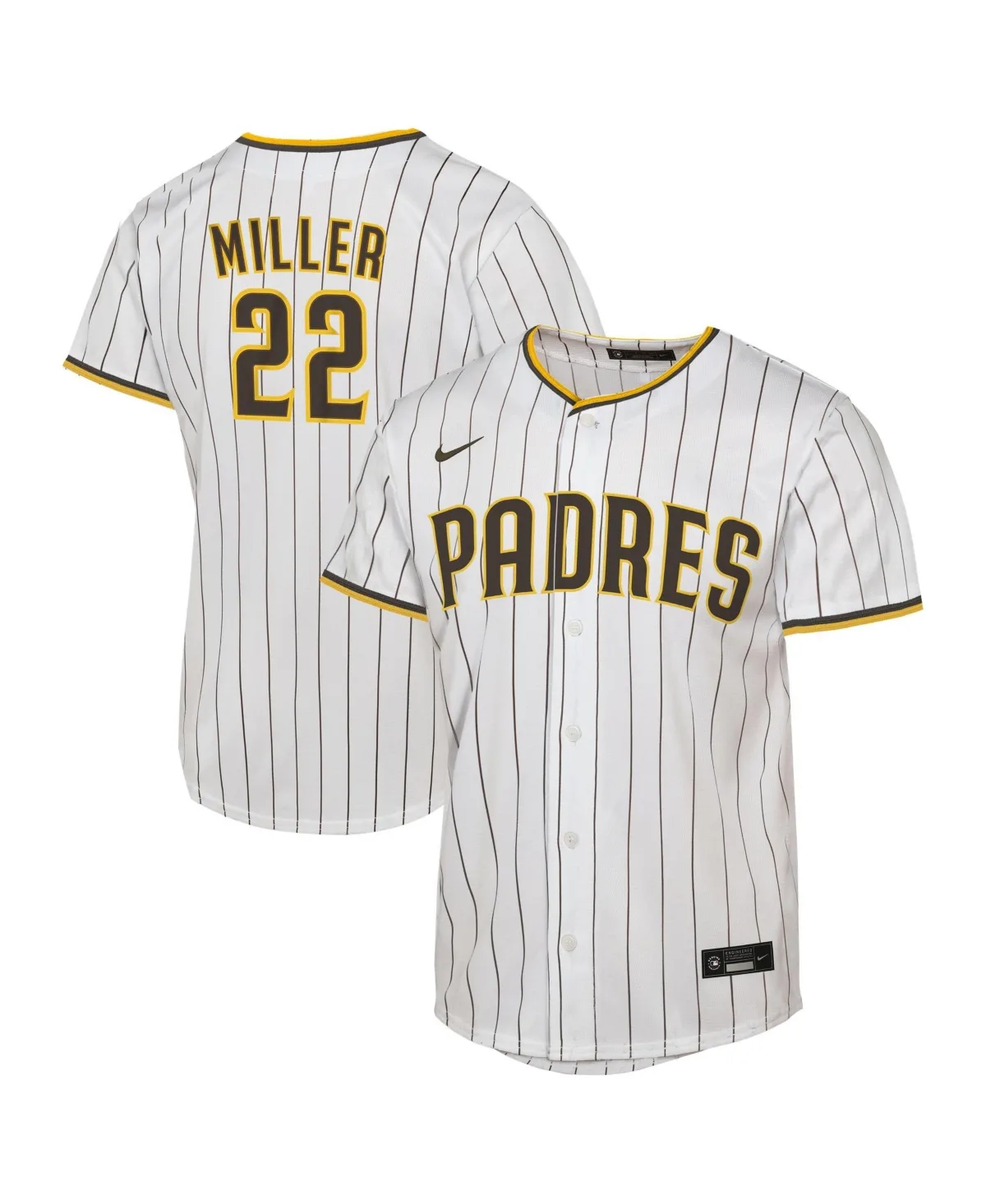 Mason Miller San Diego Padres Home Replica Jersey by Nike