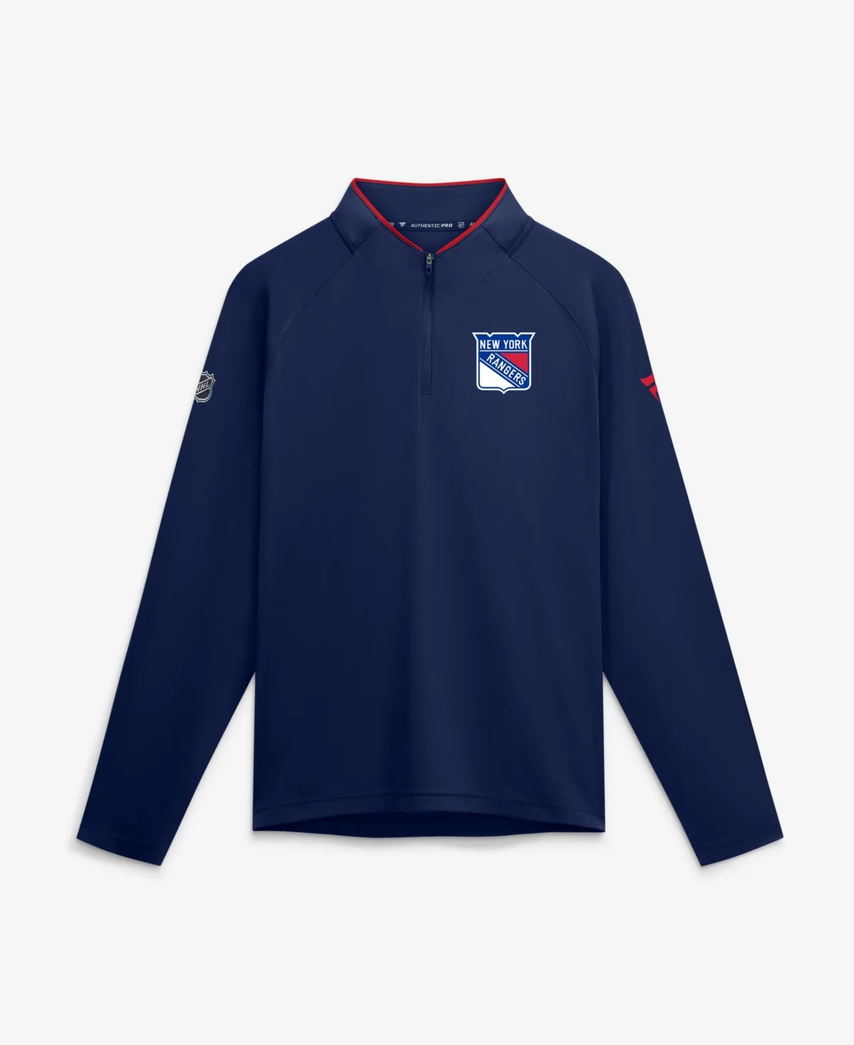 Rink Mock Neck Lightweight Raglan Quarter Zip Pullover by Fanatics