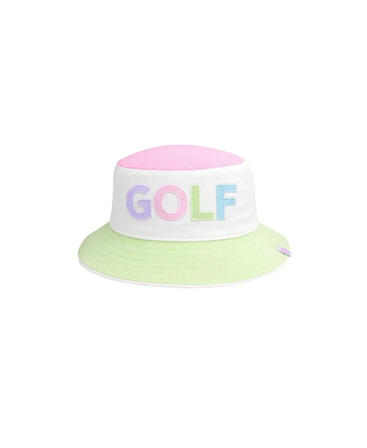 Rainbow Golf Reversible Bucket Hat by Bits & Bows