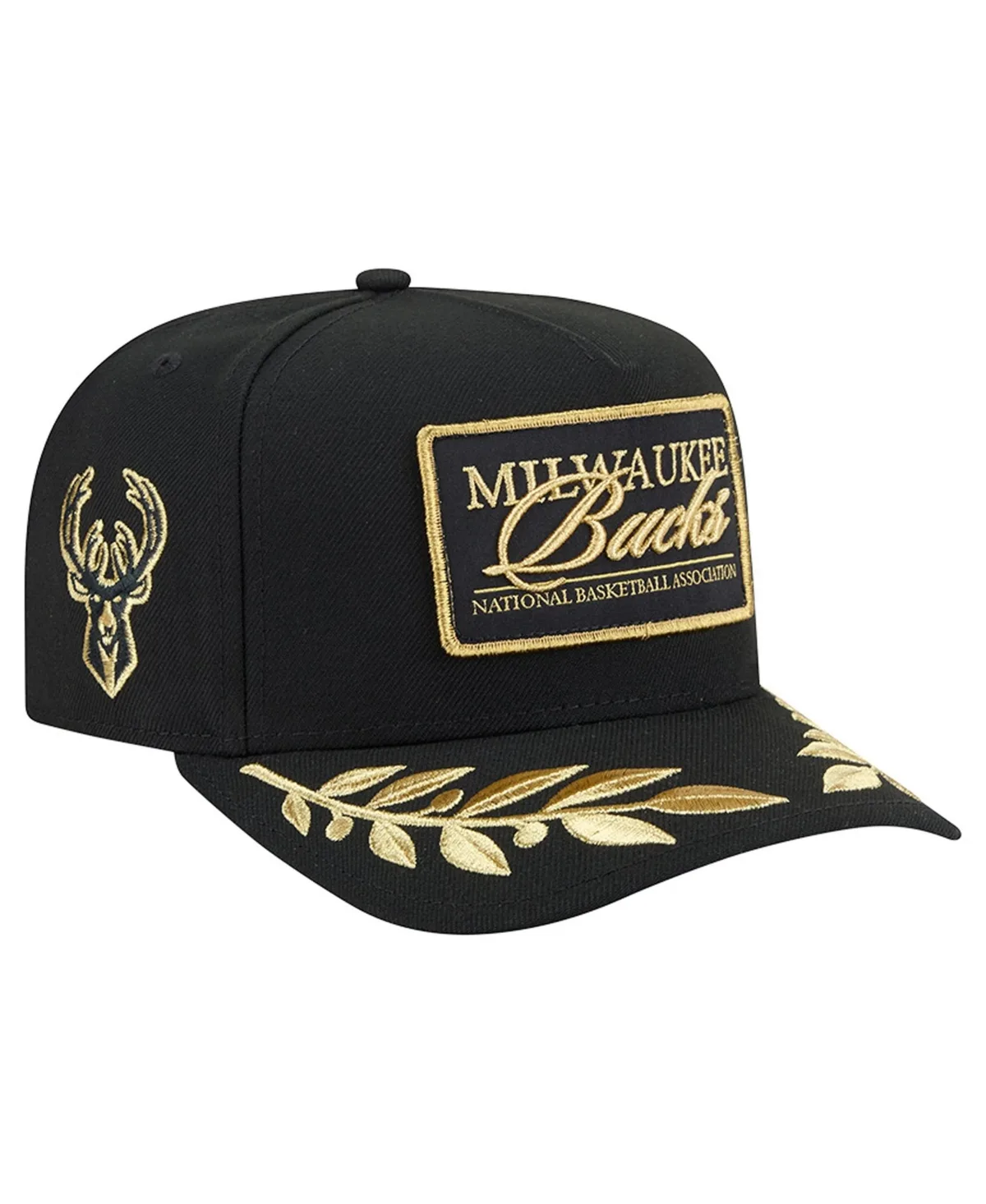 9FIFTY Milwaukee Bucks Golden Snapback Baseball Cap by New Era