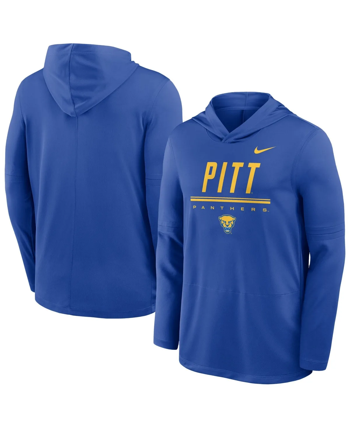 Pitt Panthers 2026 Sideline Dri-Fit Removable Sleeves Lightweight Hoodie by Nike