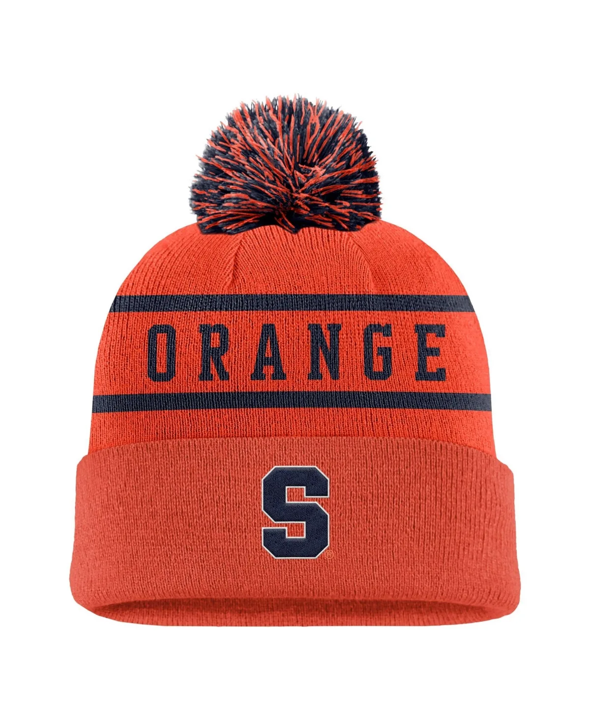 Syracuse Orange Cuffed Pom Sideline Peak Beanie by Nike