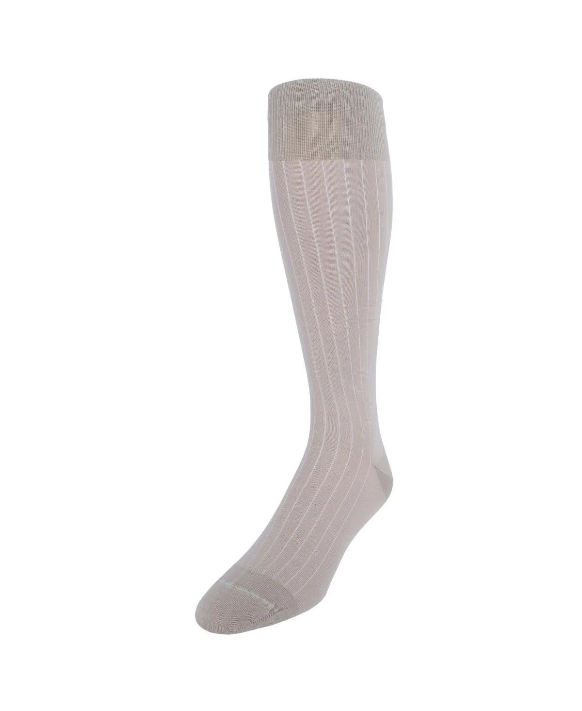Valentino Vertical Stripe Over-the-Calf Mercerized Cotton Socks by Trafalgar