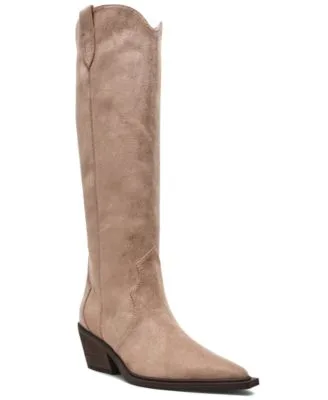 Dv Dolce Vita Greva Tall Pull on Cowboy Western Boots Regular Wide Calf