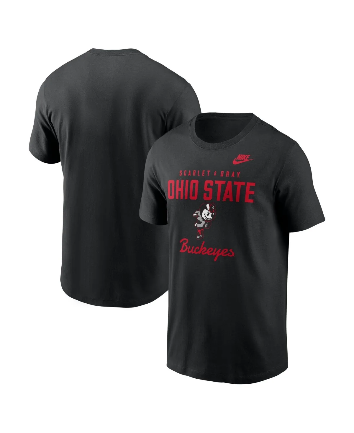 Ohio State Buckeyes Legacy Stacked Established T-Shirt by Nike