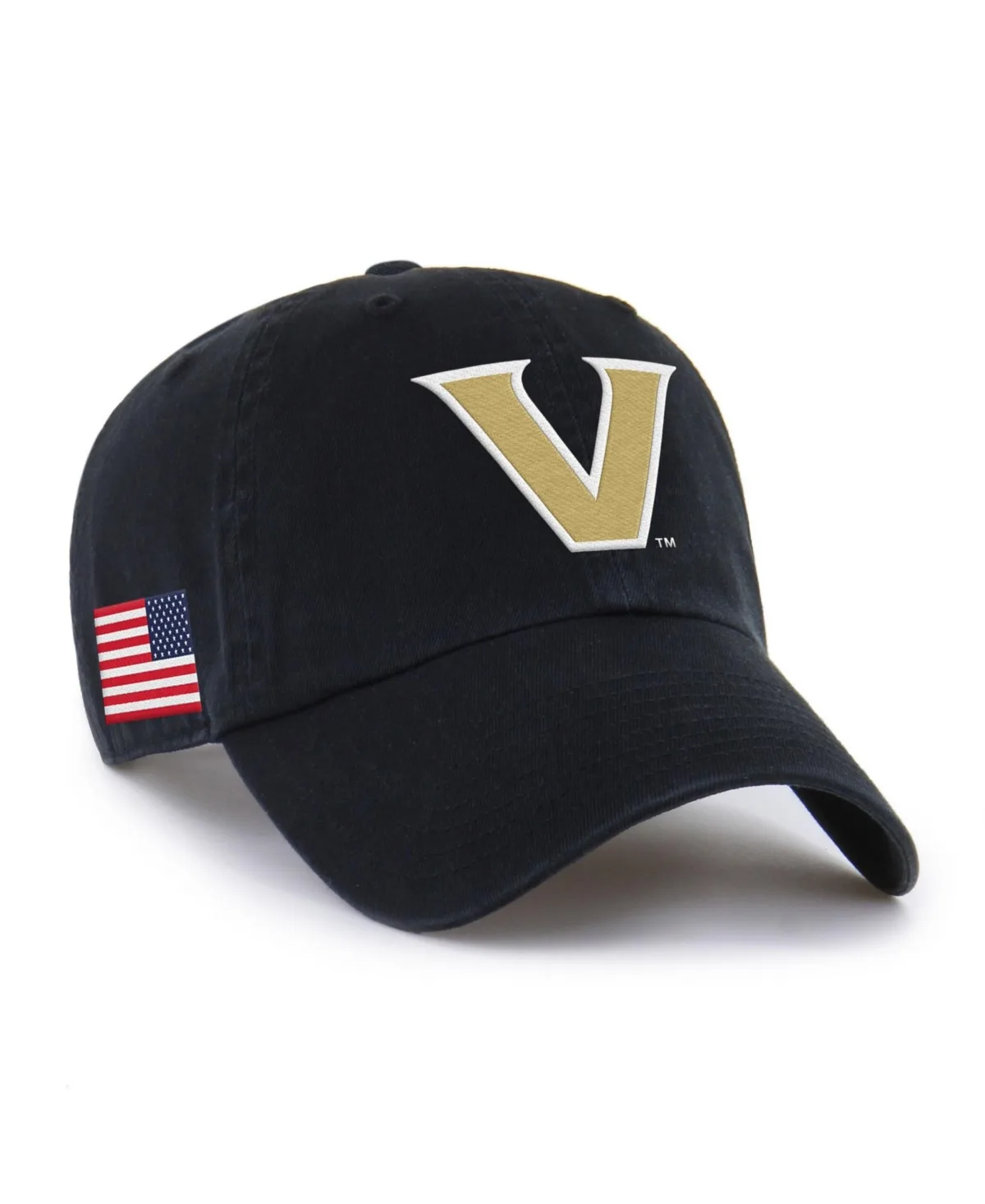 Vanderbilt Commodores Americana Heritage American Flag Patch Baseball Cap by 47 Brand