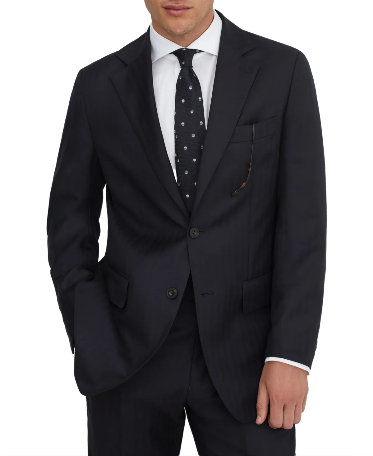 Success Shadow-Stripe Wool Classic-Fit Blazer by Reiss