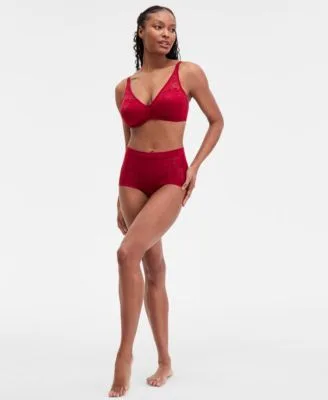 Breathe Wireless T Shirt Bra High Rise Brief Underwear by Bali