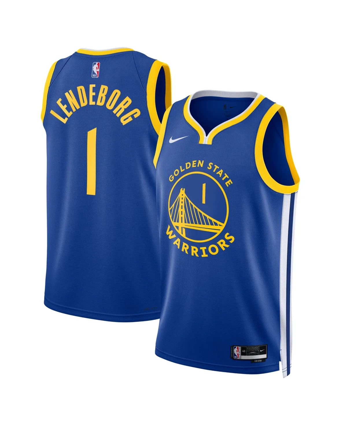 Golden State Warriors Yaxel Lendeborg Icon Edition Sleeveless Jersey by Nike