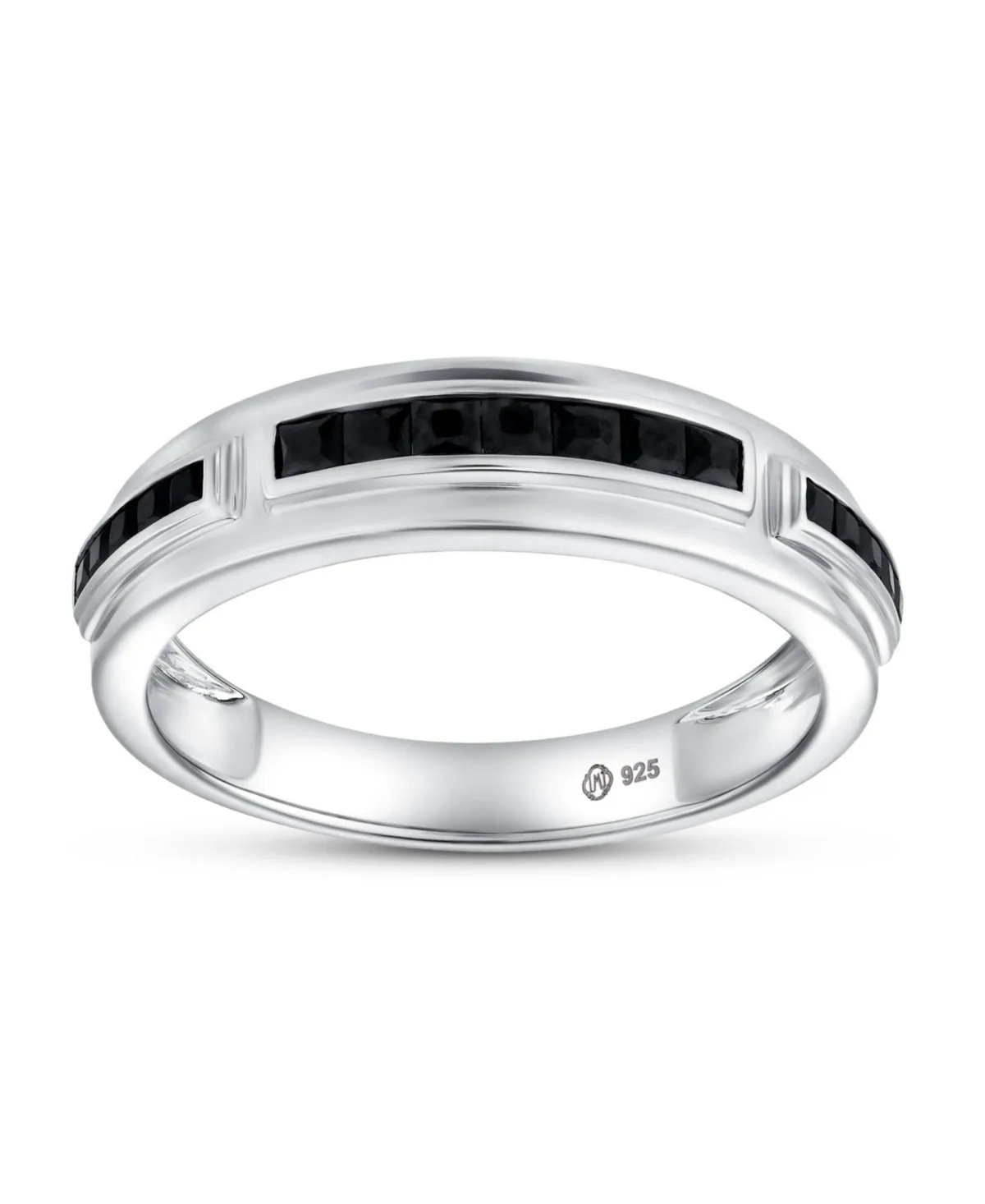 Black Spinel Solitaire Ring (0.7 ct. t.w.) in Sterling Silver