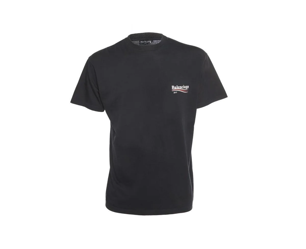 Pre-Owned Balenciaga Political Campaign Logo Cotton T-Shirt by Balenciaga