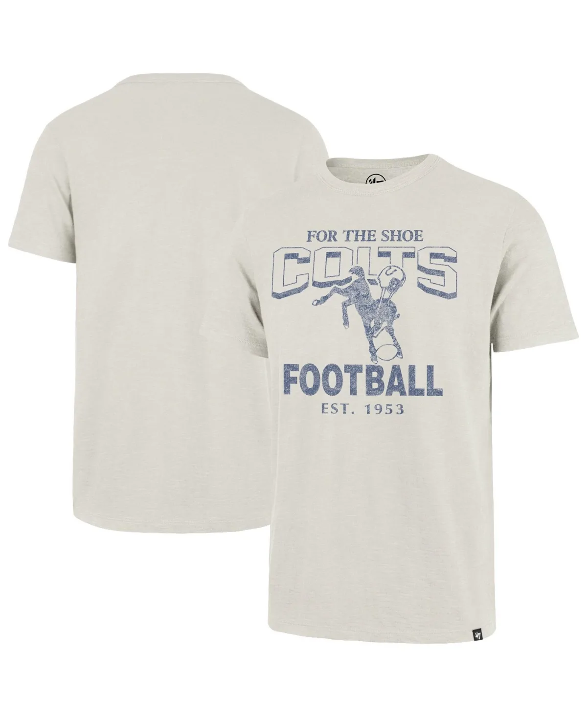 Indianapolis Colts Head on Scrum Slub T-Shirt by 47 Brand