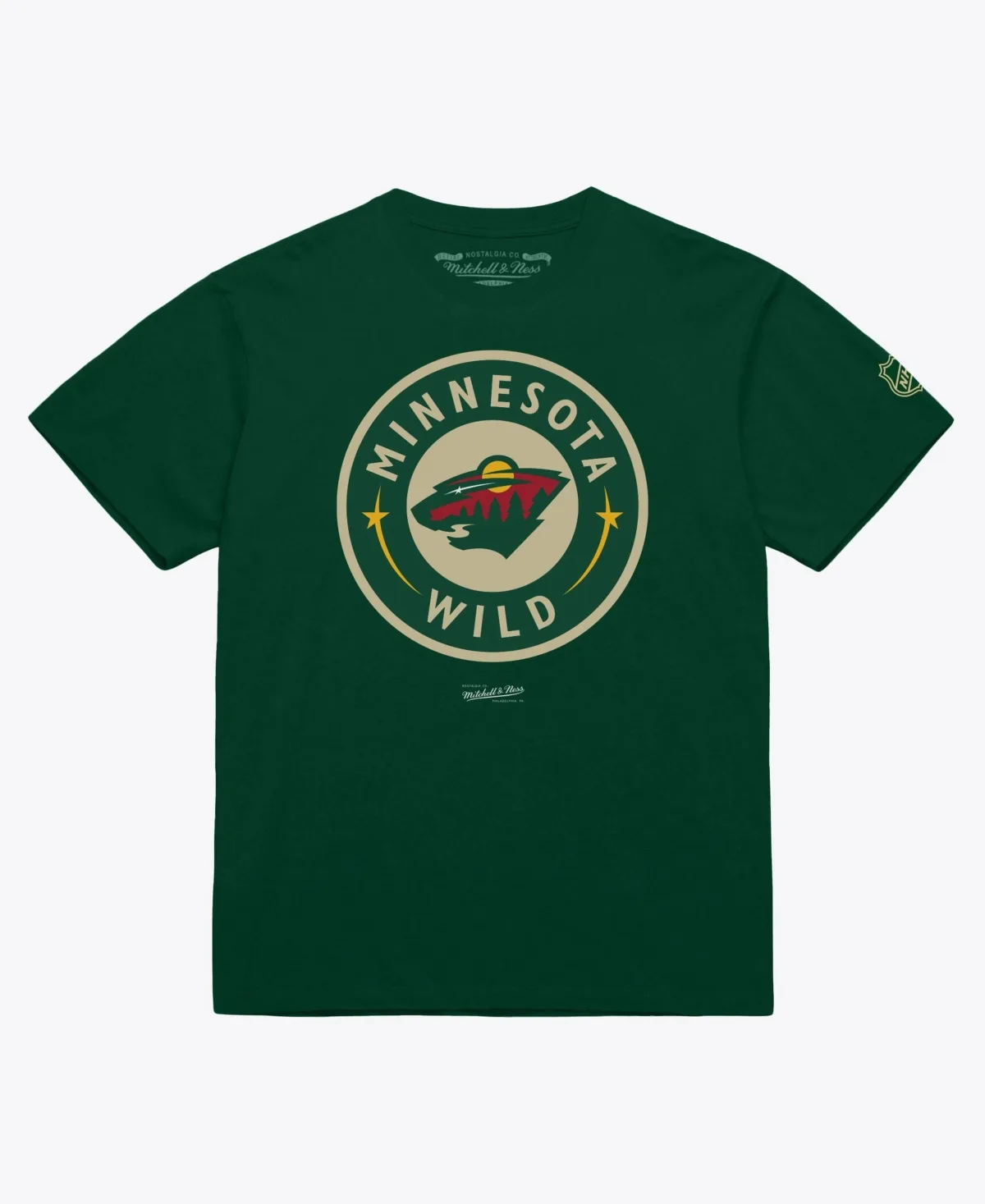 Mitchell & Ness Minnesota Wild Core Current Logo T-Shirt by Mitchell & Ness