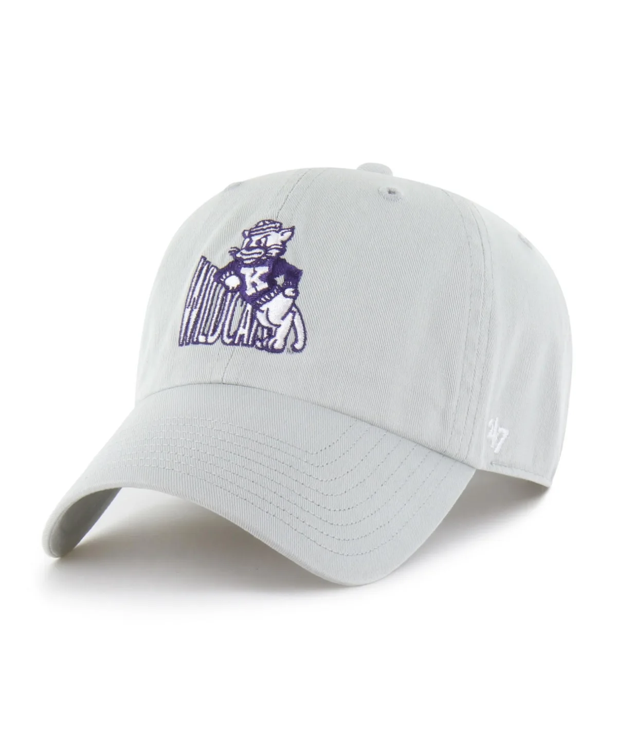 Kansas State Wildcats Vault Clean Up Adjustable Hat by 47 Brand