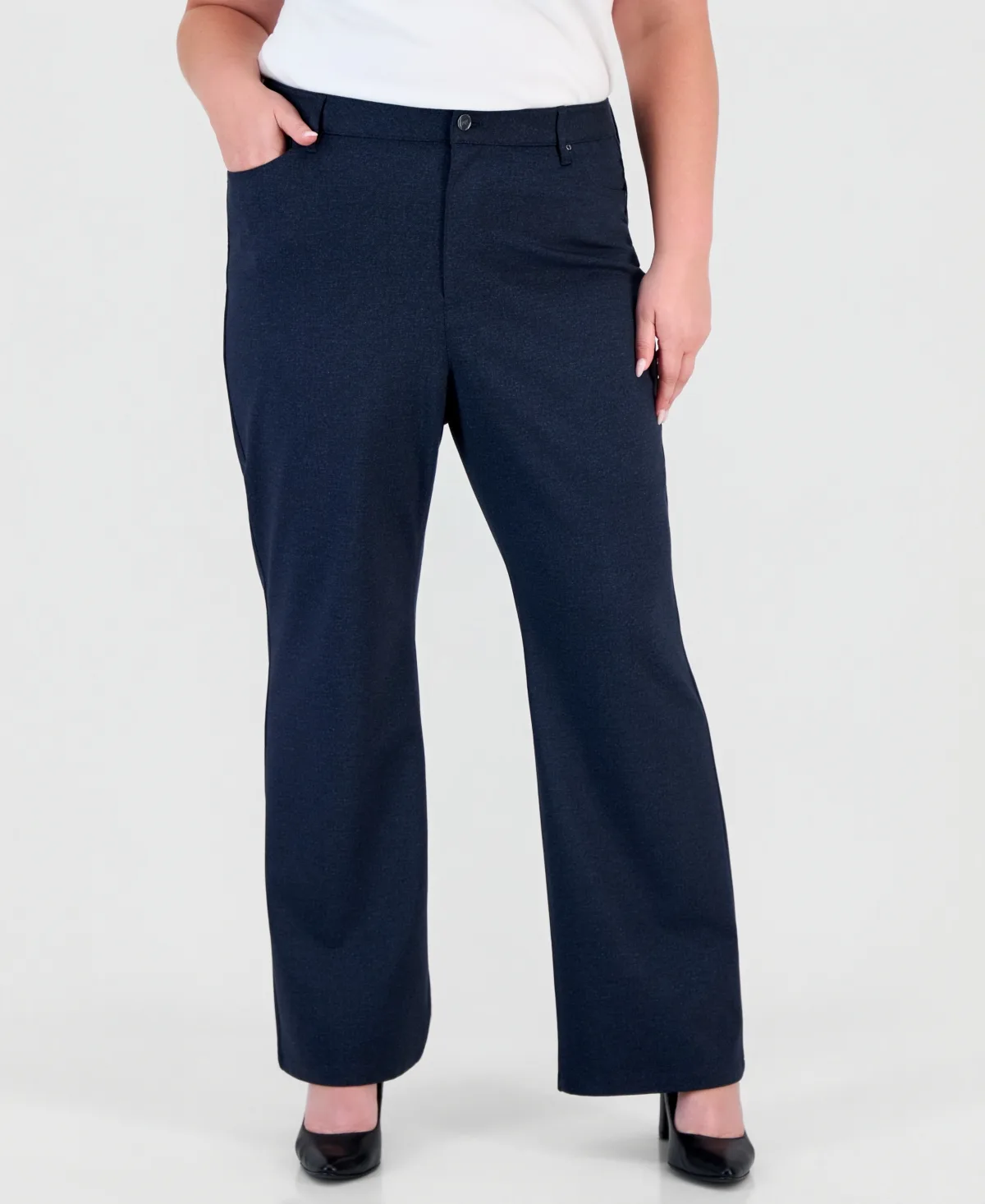 Ff Lexington Bootleg High-Waisted Jeans by Jones New York