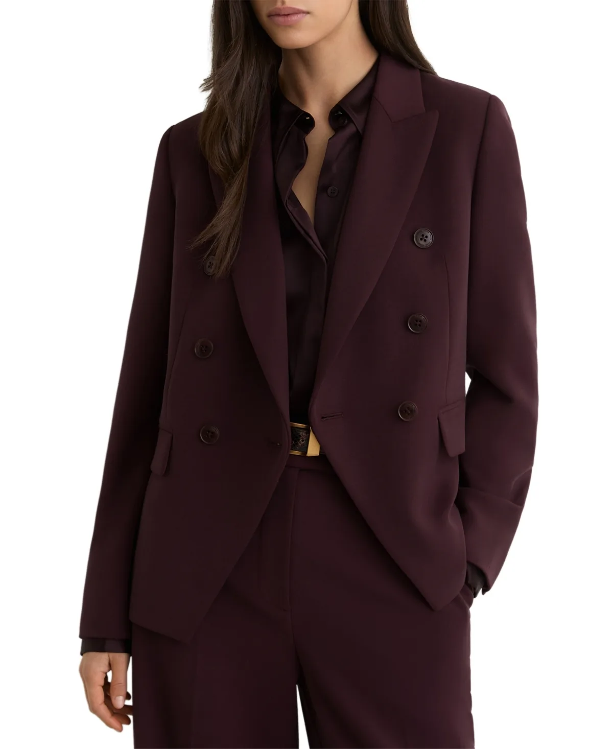 Gabi Double-Breasted Suit Blazer by Reiss