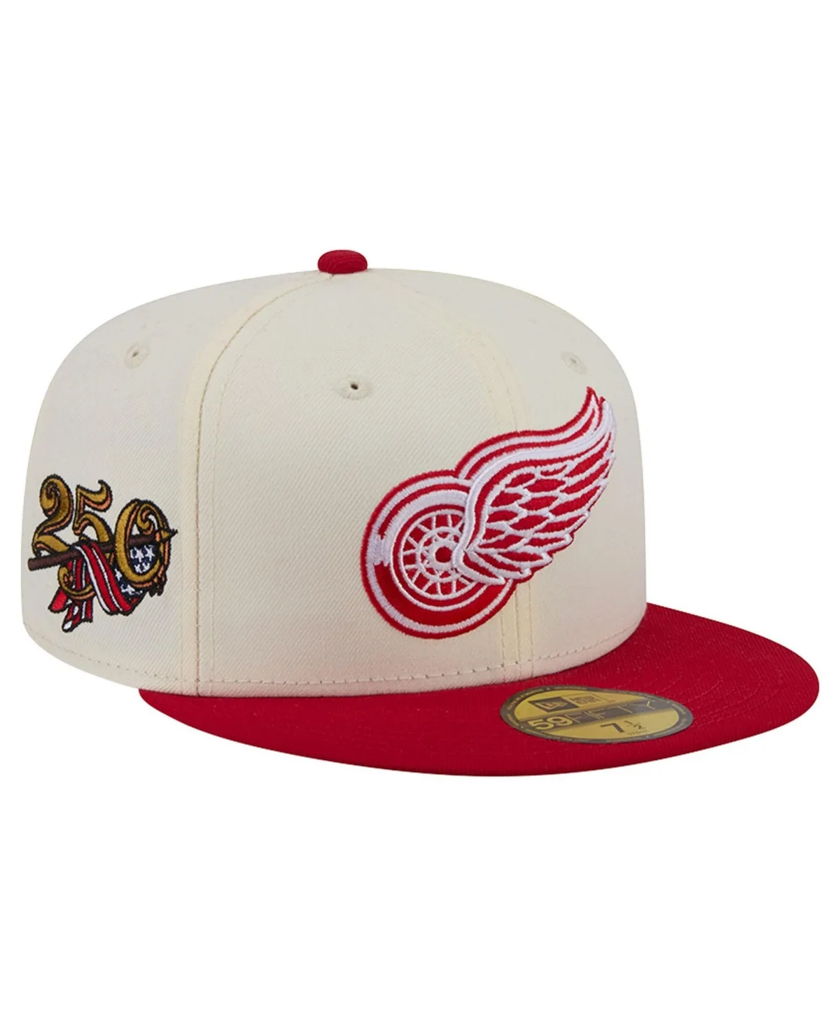 Detroit Red Wings 59FIFTY Americas 250th Fitted Hat by New Era