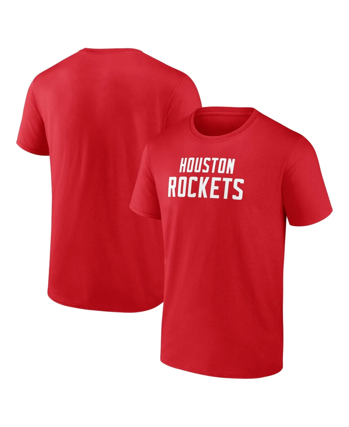 Wordmark Houston Rockets Classic Fit T-Shirt by Logo Athletic