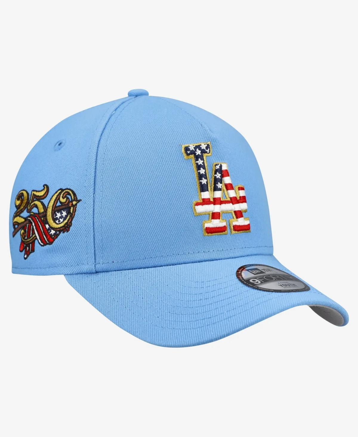 Los Angeles Dodgers 9FORTY Celebrate Americas 250th Adjustable A-Frame Snapback Cap by New Era