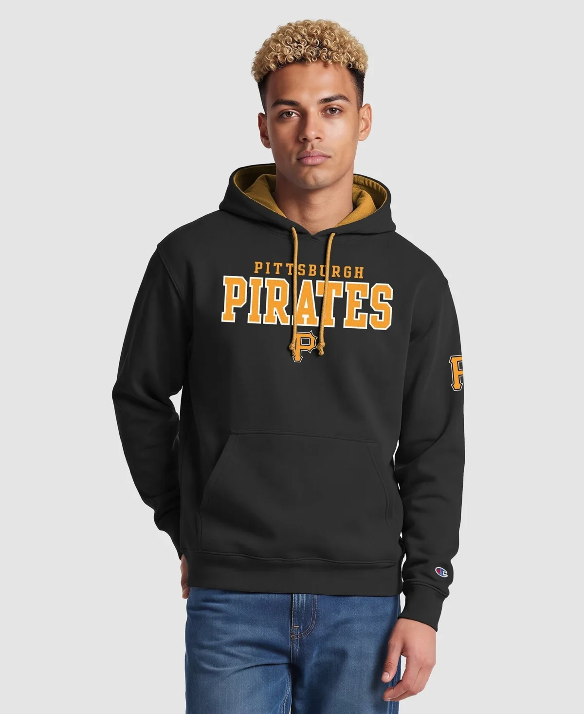 Pittsburgh Pirates Graphic Classic-Fit Fleece Hoodie by Champion