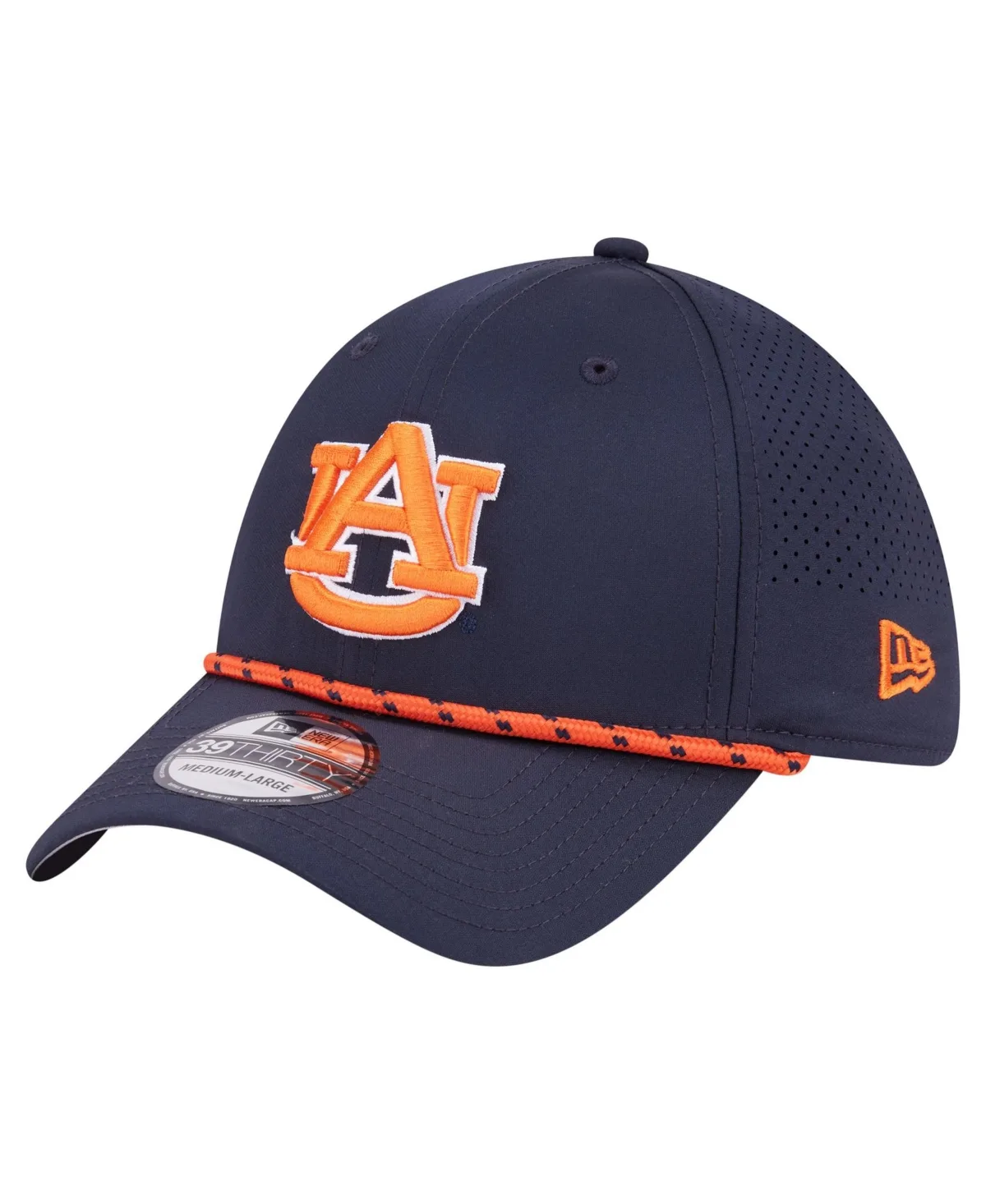 Auburn Tigers Rope 39Thirty Flex Baseball Cap by New Era