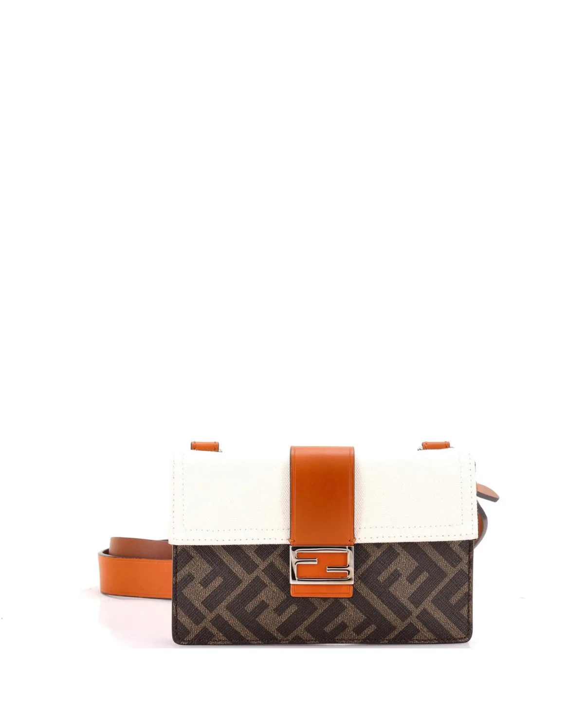 Pre-Owned Fendi Baguette Convertible Mini Crossbody Pouch