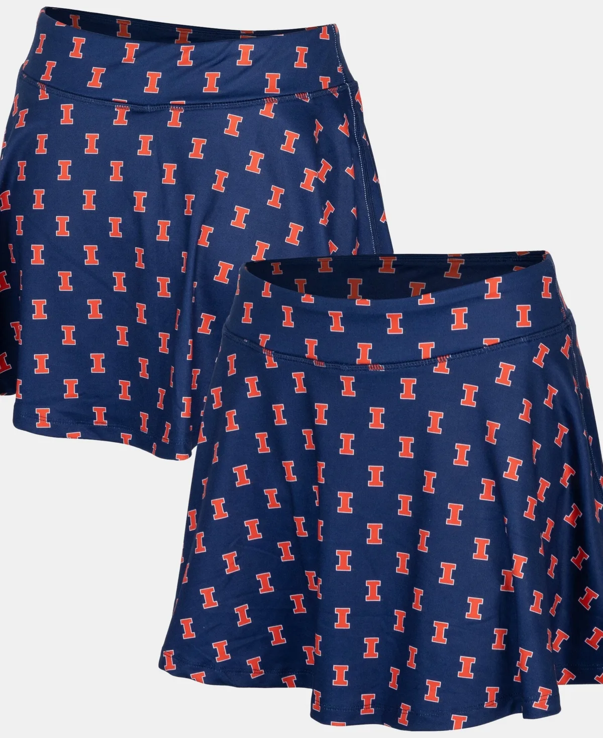Illinois Fighting Illini Allover Print Flowy Skort by Zoozatz