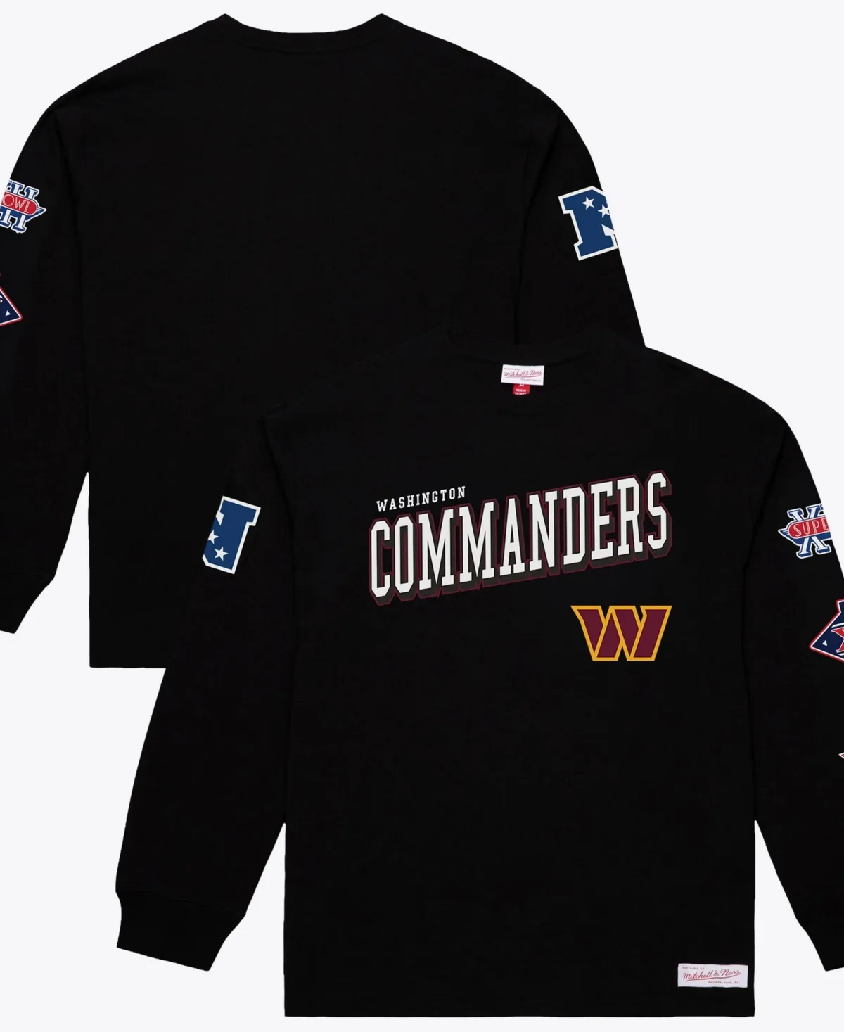 Washington Commanders Training Camp Long-Sleeve T-Shirt by Mitchell & Ness