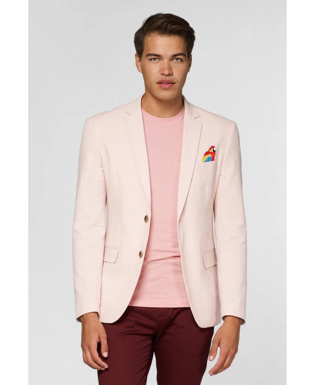 Blazer Tropical Summer Birds Suit Jacket by Opposuits