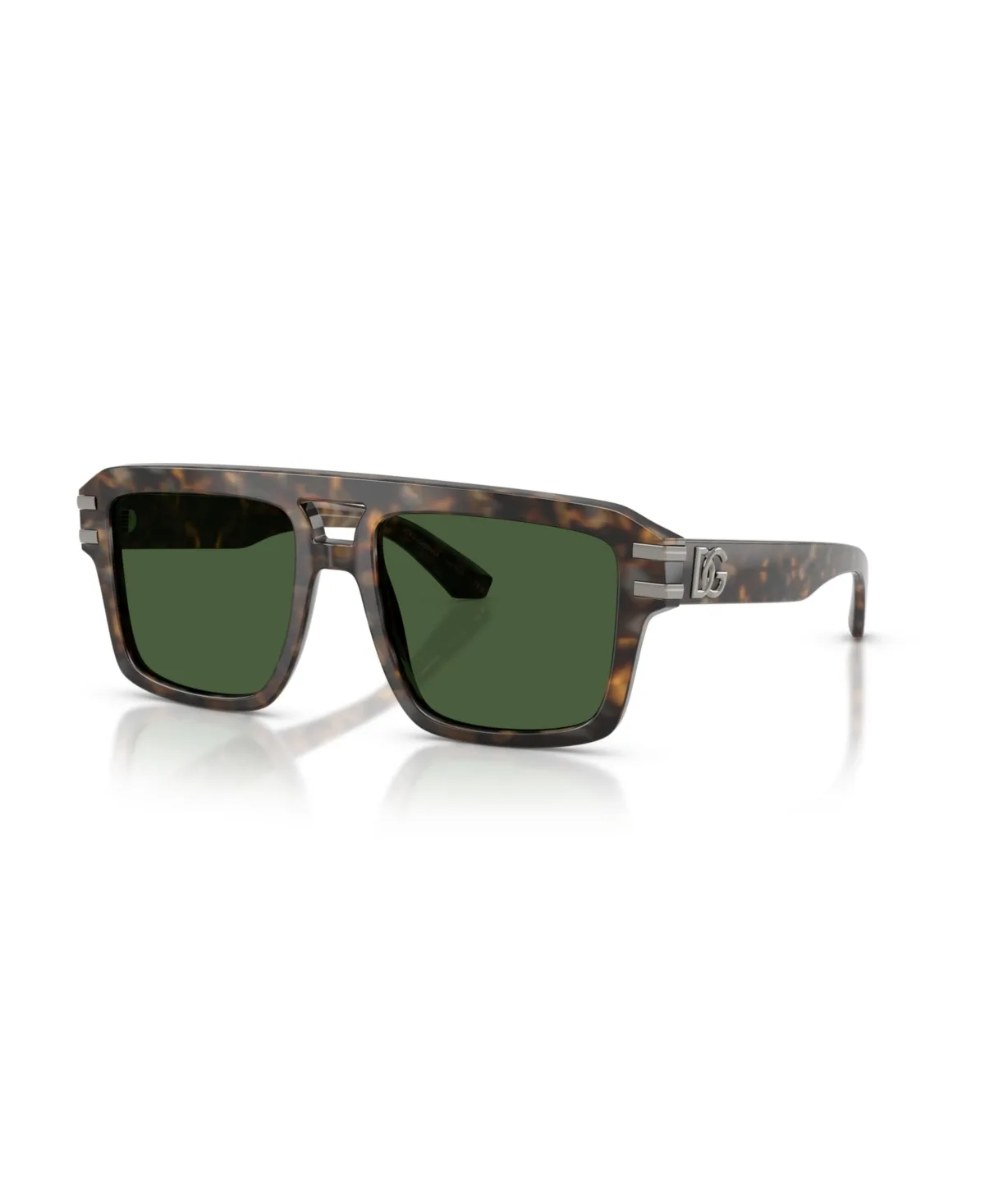 Pilot Tortoise Shell Print Sunglasses DG4562 by Dolce&Gabbana