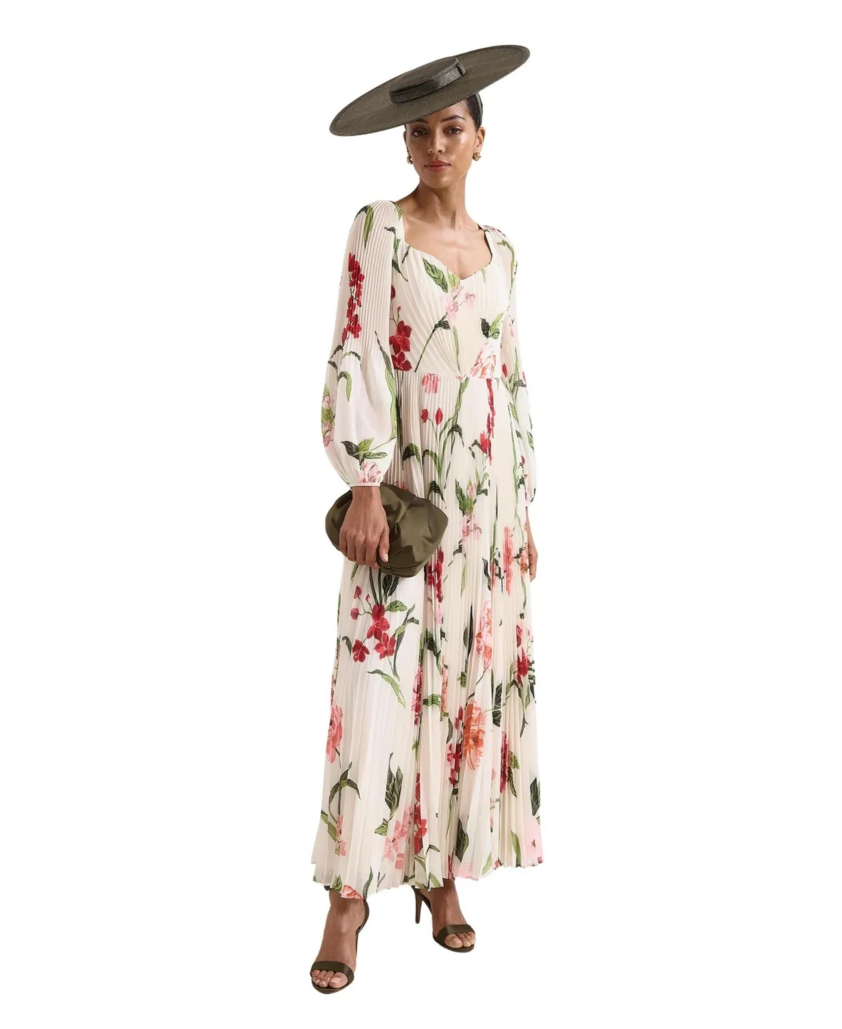 Reanna Floral-Print Wedding Guest Maxi Dress by Phase Eight