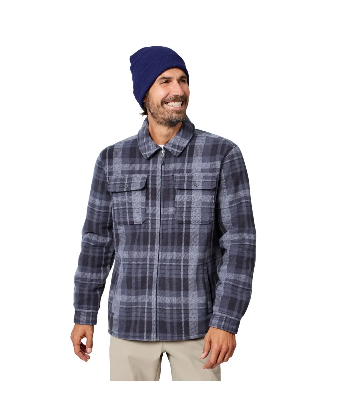 Mountain Peak Chill Out Fleece Shirt Jacket by Free Country