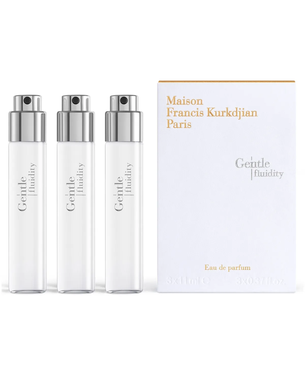 3-Piece Gentle Fluidity Silver Eau De Parfum Refills Set by Maison Francis Kurkdjian
