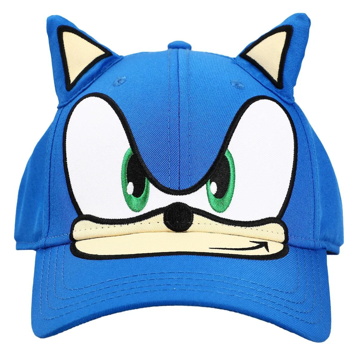 Sonic the Hedgehog Face with Plush Ears Snapback Hat by Sonic the Hedgehog