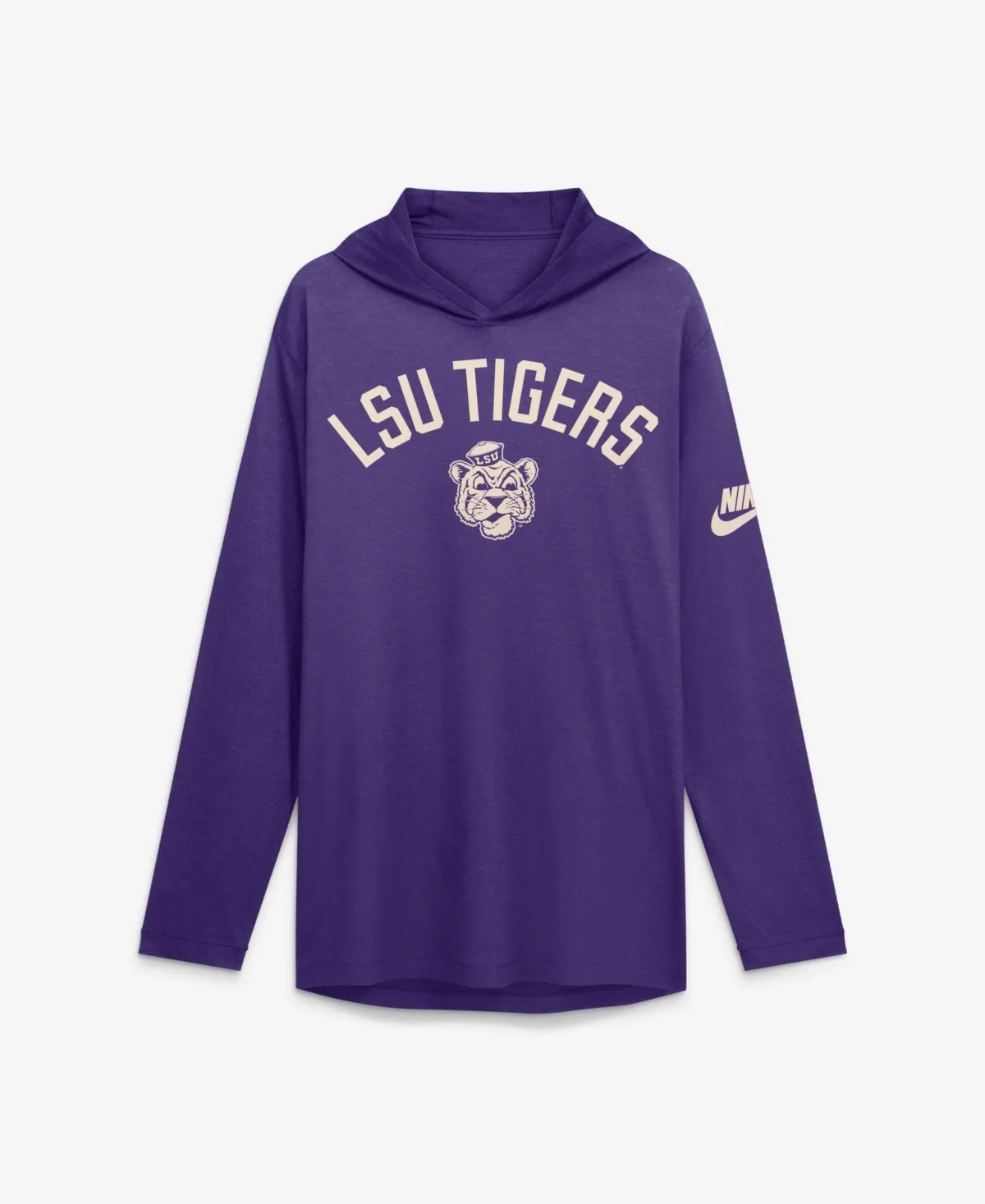 Lsu Tigers Legacy Arch Tri-Blend Long Sleeve Hooded T-Shirt by Nike