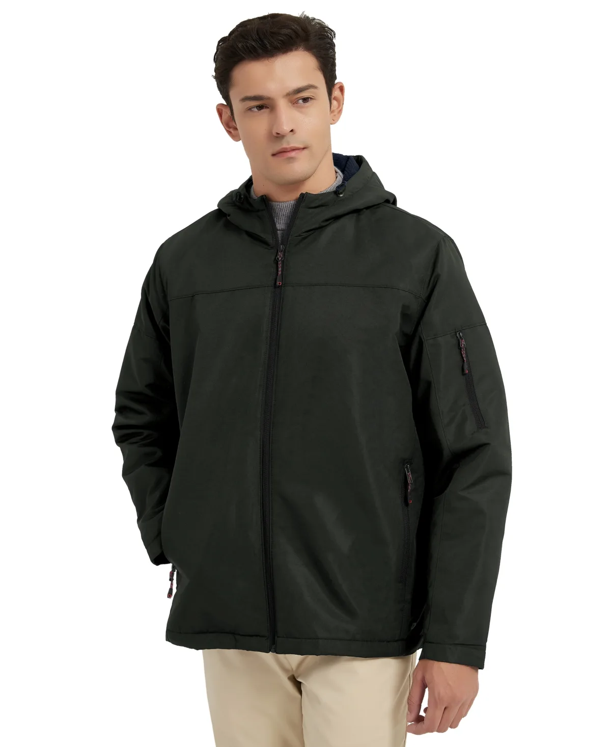 Grid Fleece Lined Tri Climate Long-Sleeve Jacket