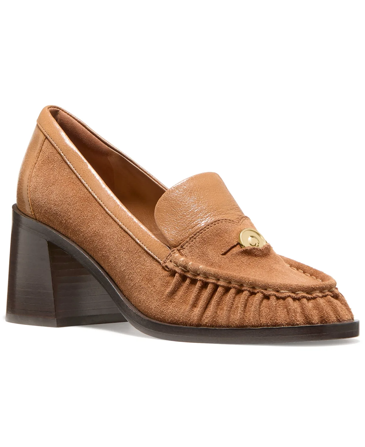 Penni Block Heeled Loafer Pumps by kate spade