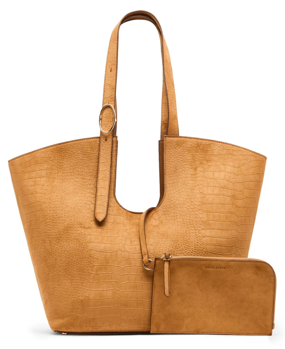 Printed Pouch Large Tote Handbag by Anne Klein