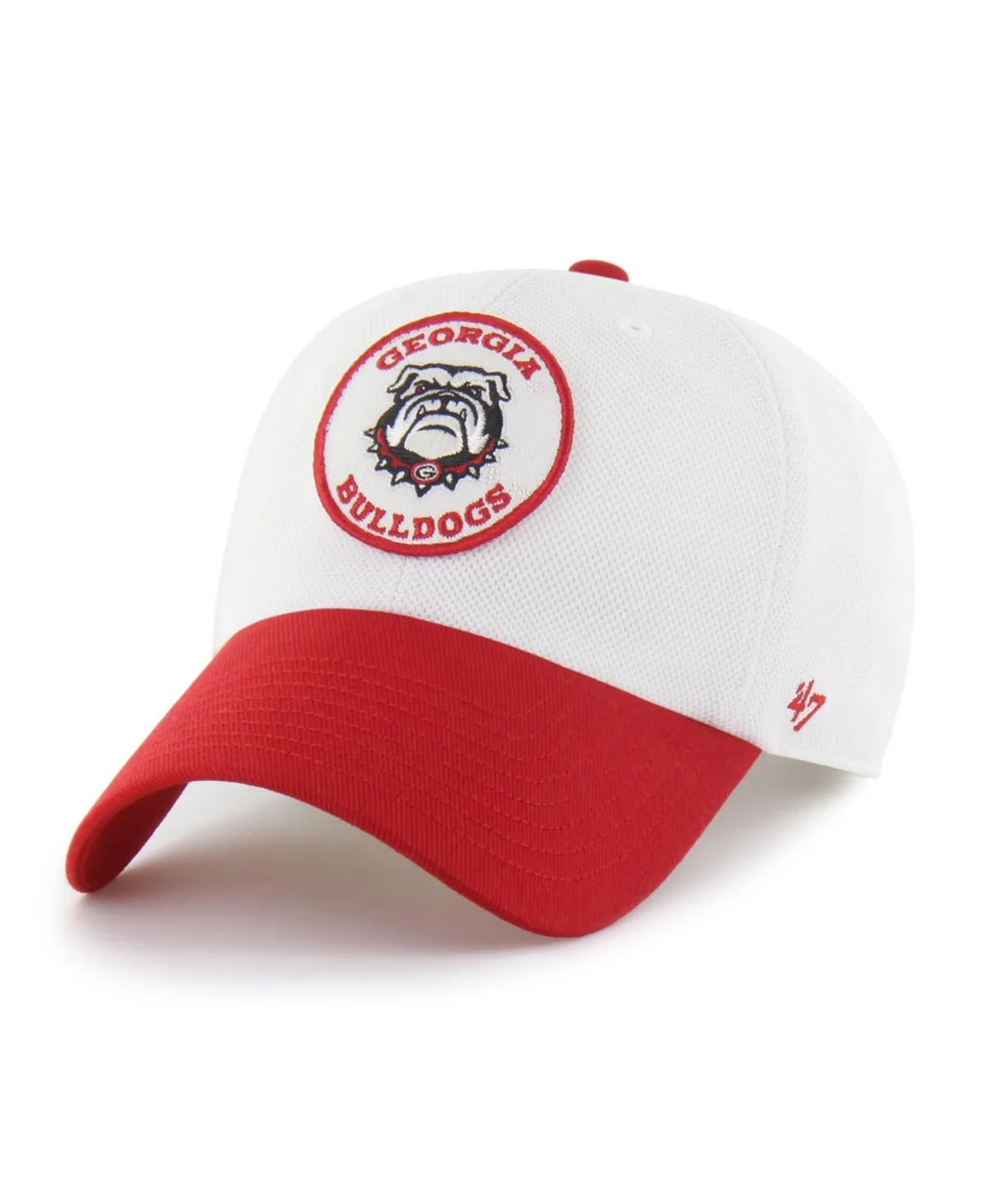 Georgia Bulldogs Clean Up Pique Adjustable Hat by 47 Brand